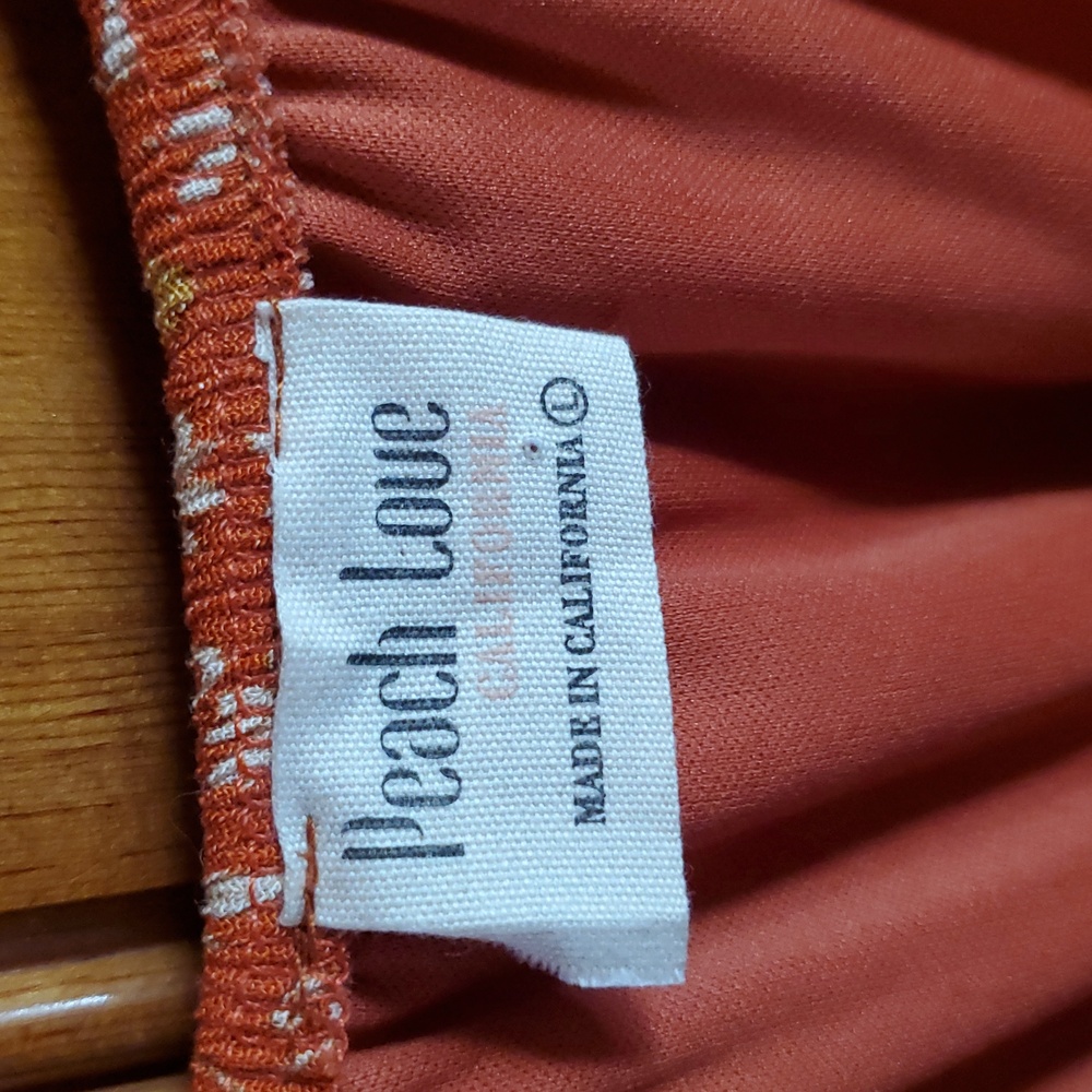 Orange Floral Dress - Picture 4 of 9